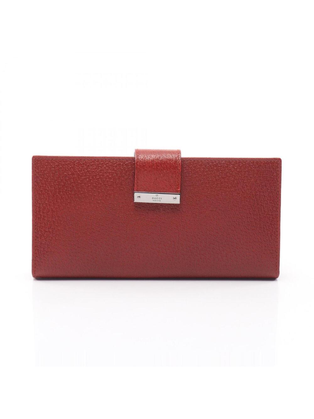 Gucci Zip Bifold Wallet Leather Red #339729G35B